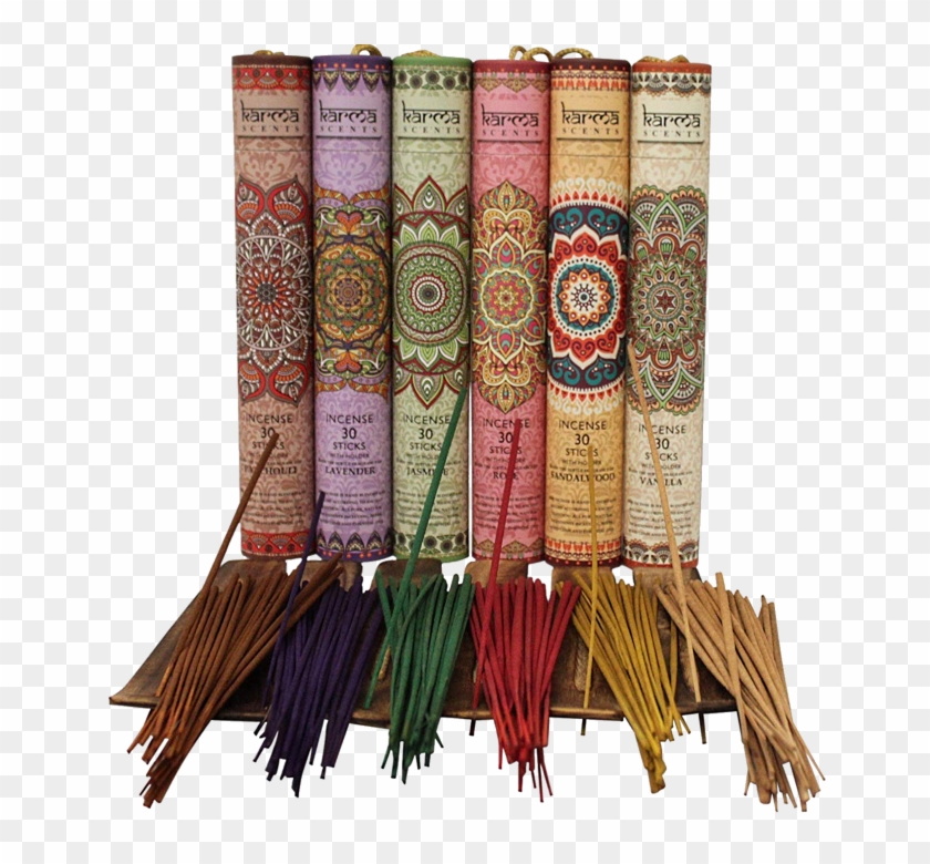 Karma Scents Incense Sticks - Incense Sticks Package Design Clipart