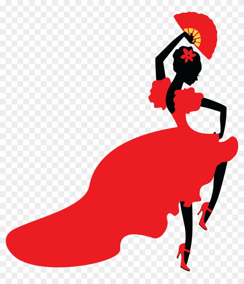 Free Of A Flamenco Dancer - Flamenco Dancer Clipart - Png Download
