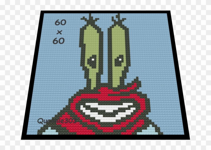 Krabs - Cross-stitch Clipart #959036