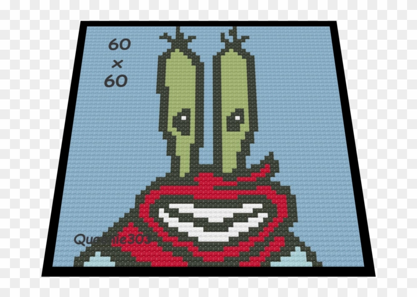 Krabs - Cross-stitch Clipart