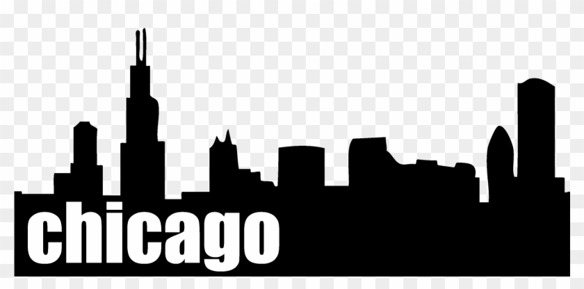 Skyline Clip Art City Silhouette Transprent Png - Chicago Transparent Png