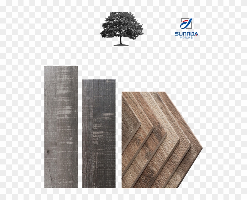 3d Digital Printing Wood Plank Look Porcelain Tile - Plywood Clipart #959908