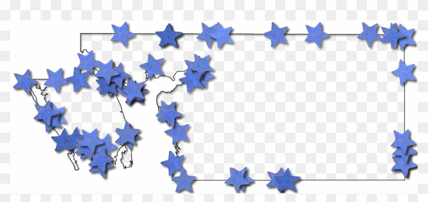 A Map Of Charlotte With A Thin Black Outline, Inner - Fourth Of July Frames Transparent Png Clipart #960034