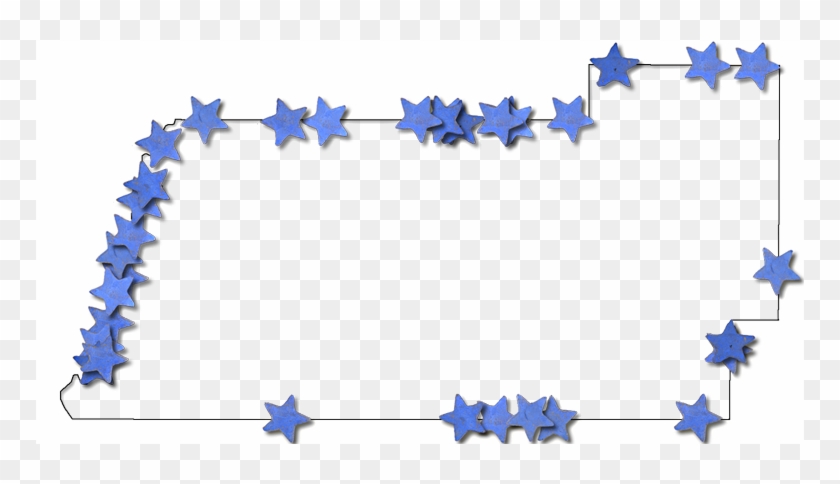 A Map Of Pasco With A Thin Black Outline, Inner Drop - Silhouette Clipart