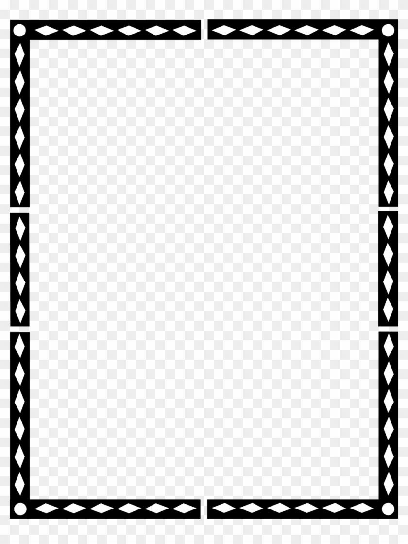 958 X 1231 7 - White Borders And Frames Clipart #960170