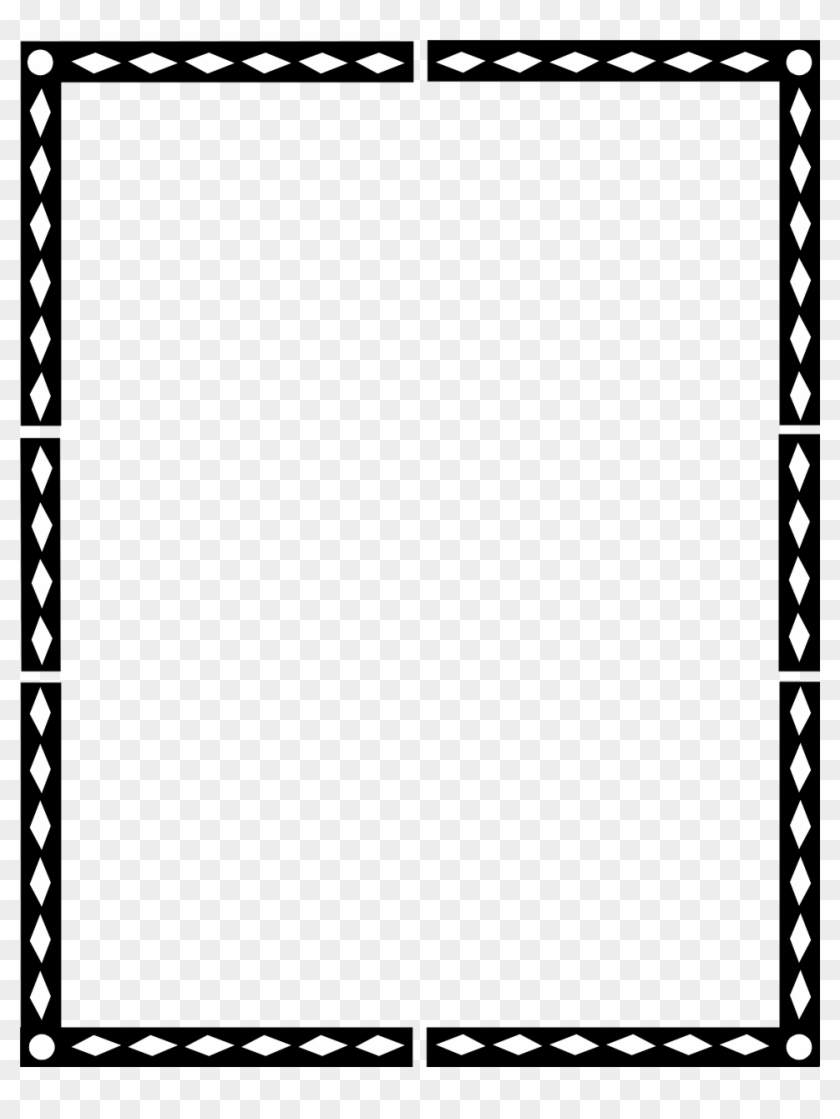 958 X 1231 7 - White Borders And Frames Clipart