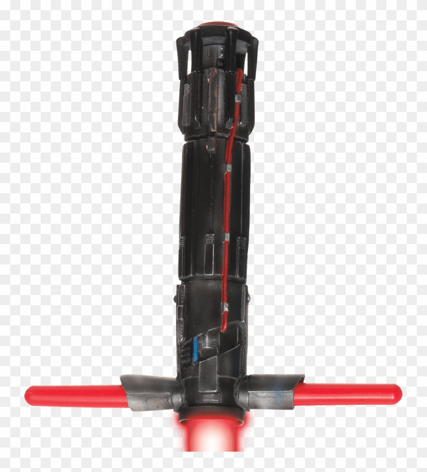 Force Awakens Kylo Ren Crossguard Lightsaber - Sword Clipart