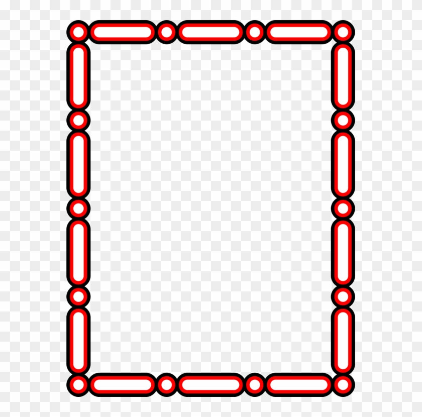 Picture Frames Red Decorative Arts Inkscape Color - Transparent Photo Frames Of Red Colour Clipart #960962