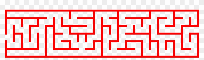 Maze Image File - Red Maze Png Transparent Clipart