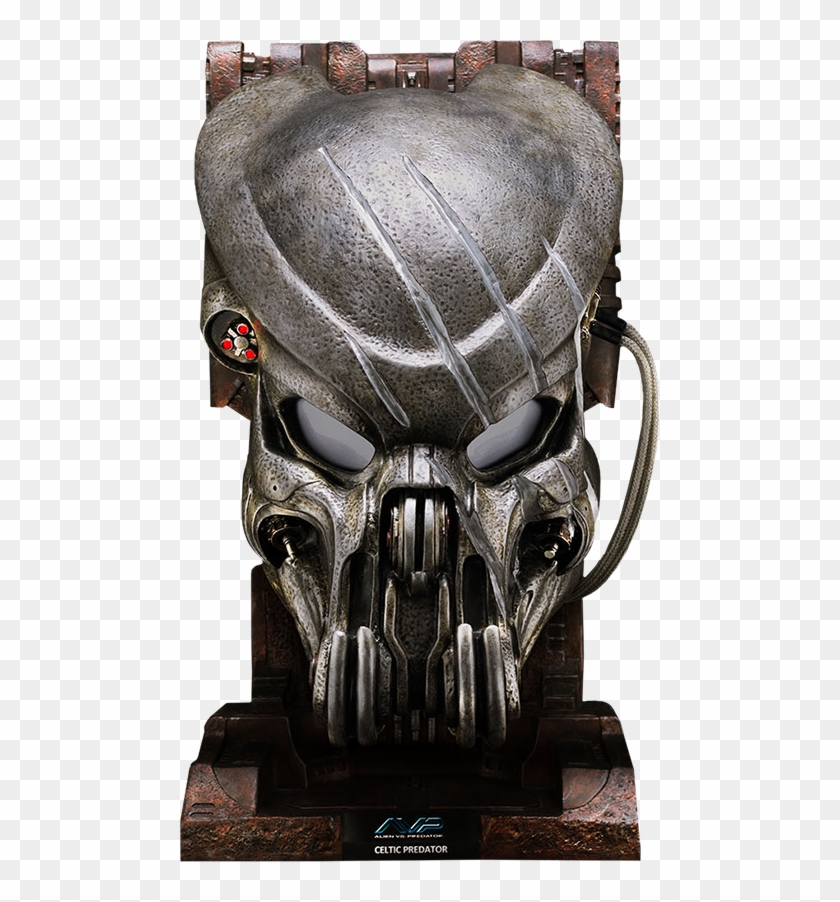 Battle Damaged Celtic Predator Mask Prop Replica - Celtic Predator Mask Clipart #961912