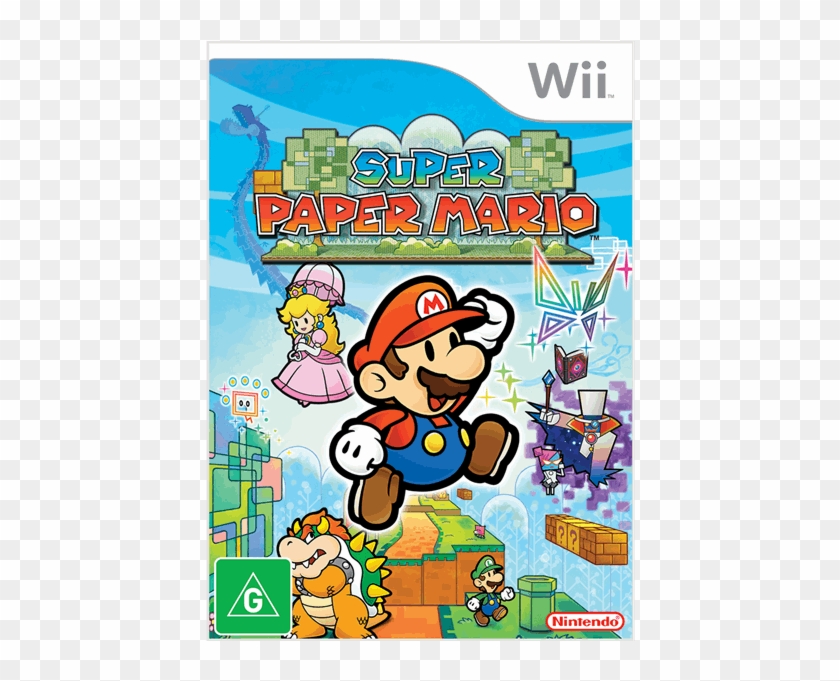 Super Paper Mario - Super Paper Mario Xbox Clipart