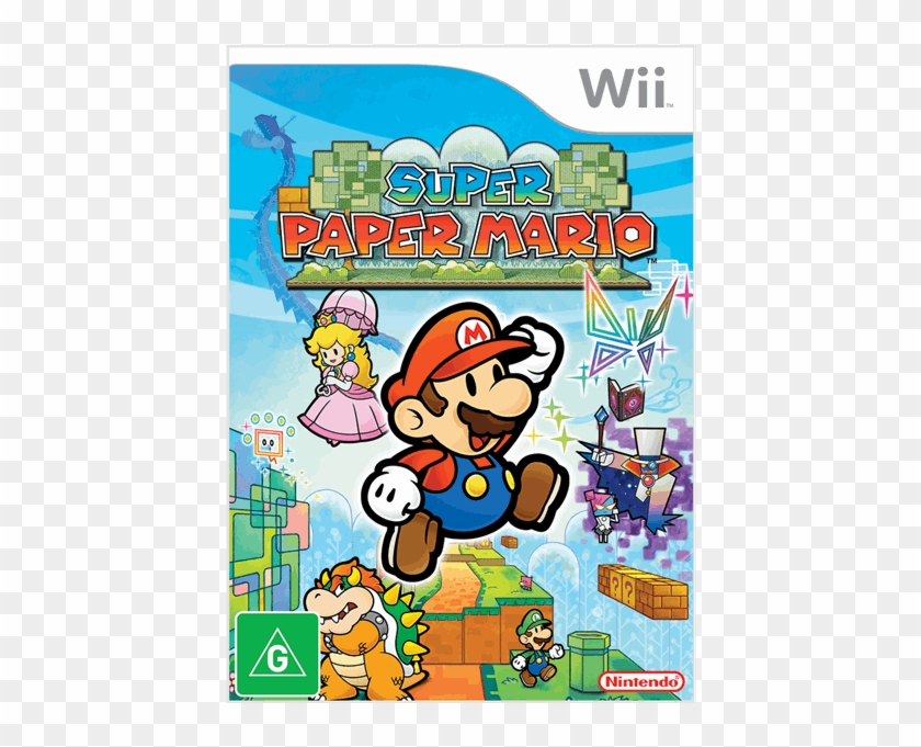 Super Paper Mario - Super Paper Mario Xbox Clipart #961948