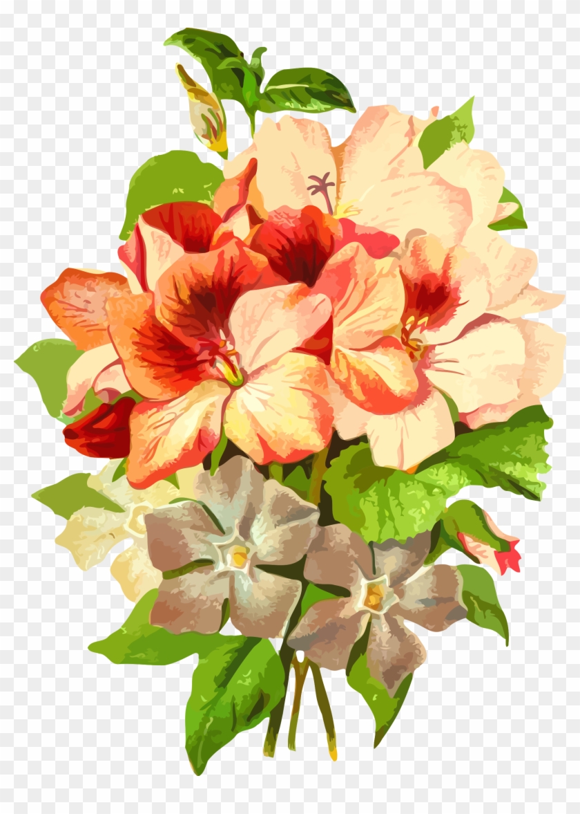 Bush Drawing Watercolor - Water Color Bunga Png Clipart