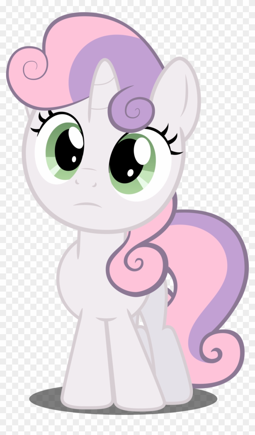 , Sweetie Belle In Perplexity By Felix Kot-d4a07ua - Diamond Tiara And Sweetie Belle Clipart