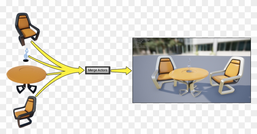 Uses Simplygon's Algorithm For Texture Sizing Based - Chair Clipart #962549