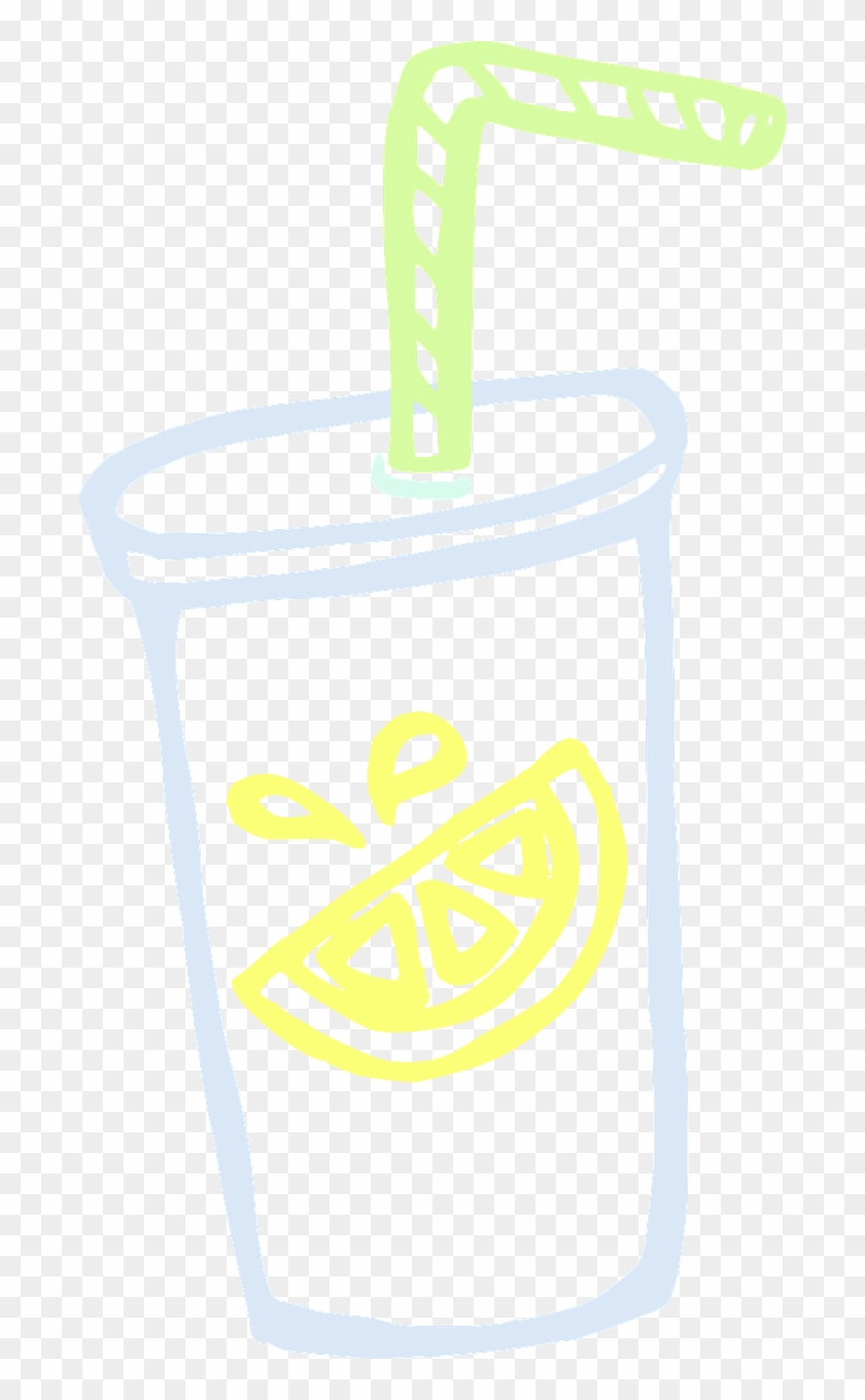 600 X 1111 6 - Cup With Straw Animated Clipart