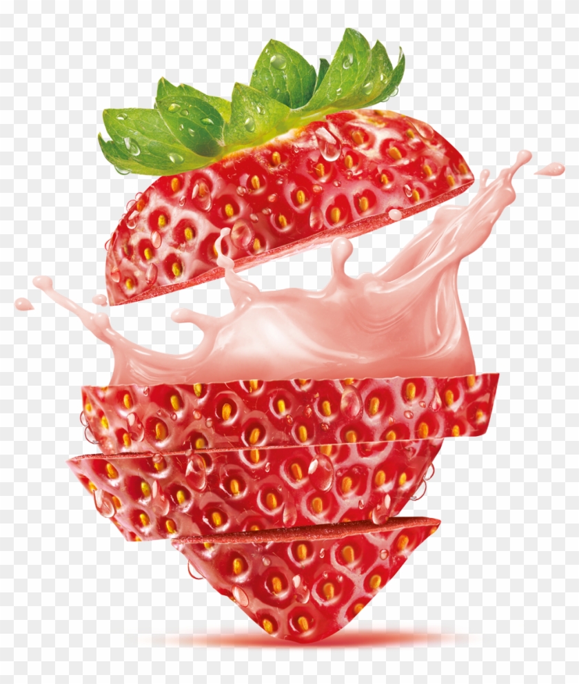 Juice Clipart Mixed Fruit - Strawberry Juice Splash Png Transparent Png
