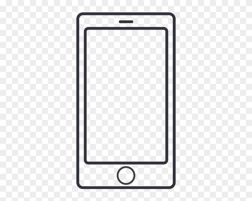 How It Works - Mobile Phone Outline Png Clipart