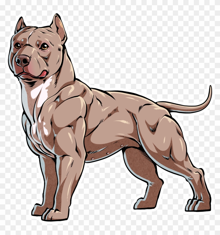 Pitbull Clipart American Pitbull Terrier - Png Download