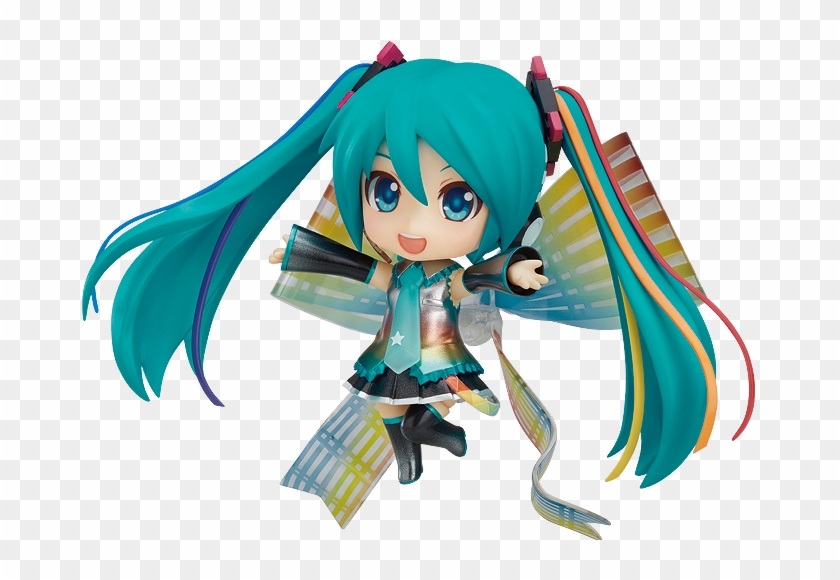 Hatsune Miku 10th Anniversary Nendoroid Figure - Mini Hatsune Miku Clipart #963342