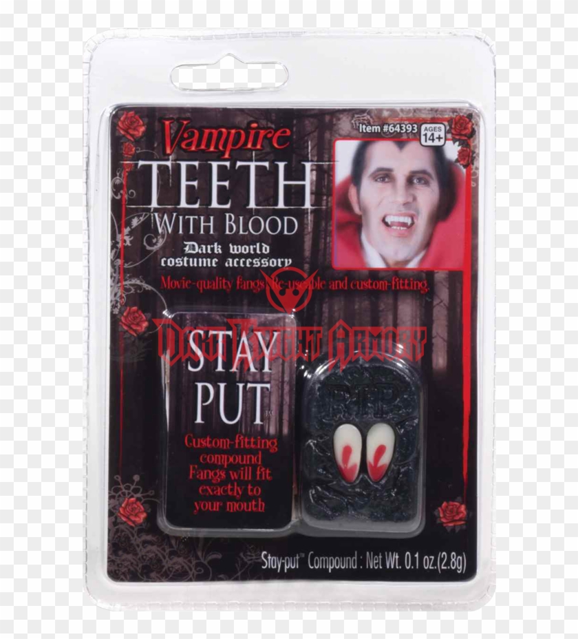 Bloodstained Vampire Fangs - Vampire Fangs With Blood Clipart #963398