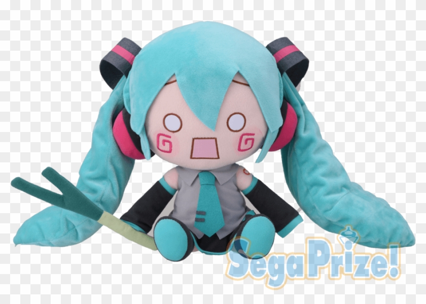 Hachune Miku Mej Plush Sega - ちゅ ね ミク ぬいぐるみ Clipart #963636