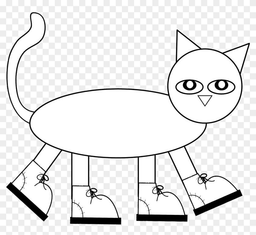 Full Size Of Grumpy Cat Pictures To Color Cartoon Online - Pete The Cat Body Template Clipart