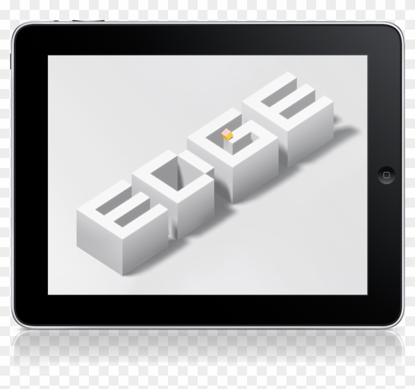 Edge Logo Mockup On Ipad - Edge Clipart #963951