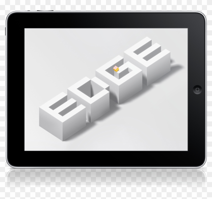 Edge Logo Mockup On Ipad - Edge Clipart