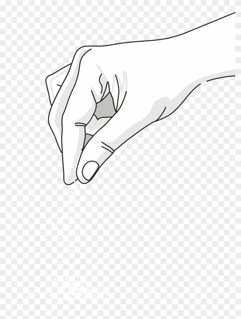 Life Is A Series Of Situations That Put Us To The Test - Mano Con Sal Png Clipart