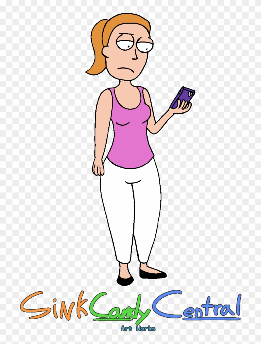 Rick And Morty Clipart Buff - Summer Texting Rick And Morty - Png Download