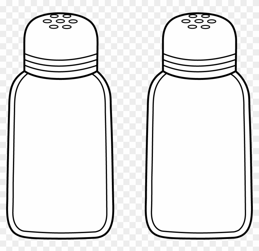 Pictures Of Salt Shakers - Salt And Pepper Drawing Easy Clipart