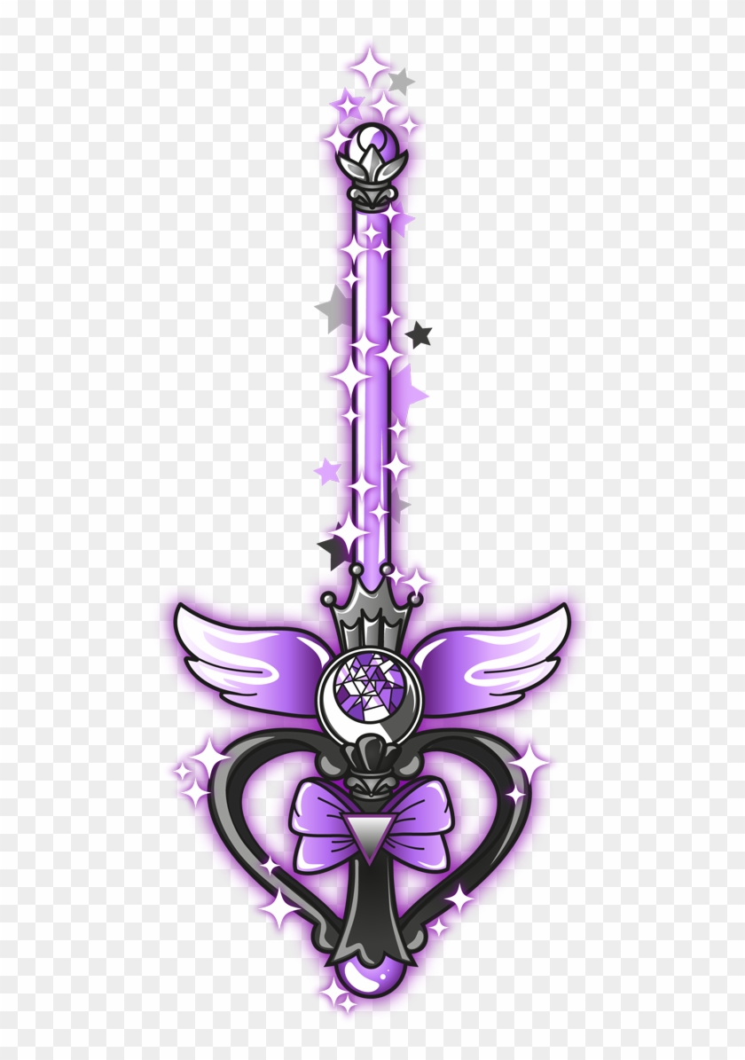 As Requested, A Gay Pride Sailor Neptune Wand - Magical Girl Wand Tattoo Clipart