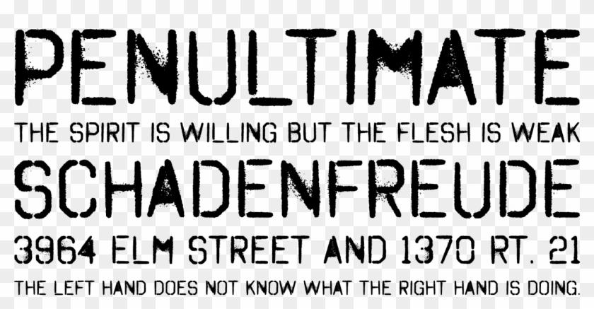 Octin Spraypaint Font Phrases - Free Poster Font Clipart #964342