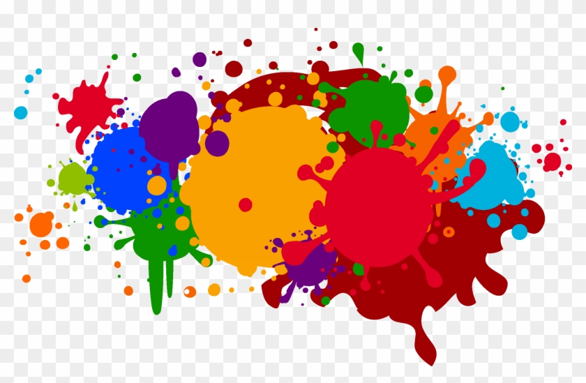 Aerosol Paint Splash Transprent Png Free Download - Paint Ink Splash Png Clipart