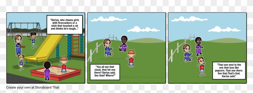 Darius & The Clouds - Cartoon Clipart #964720