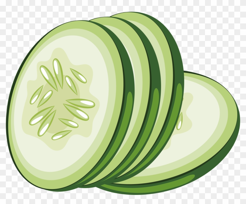 4850 X 3797 8 - Cucumber Slices Clipart - Png Download #964815
