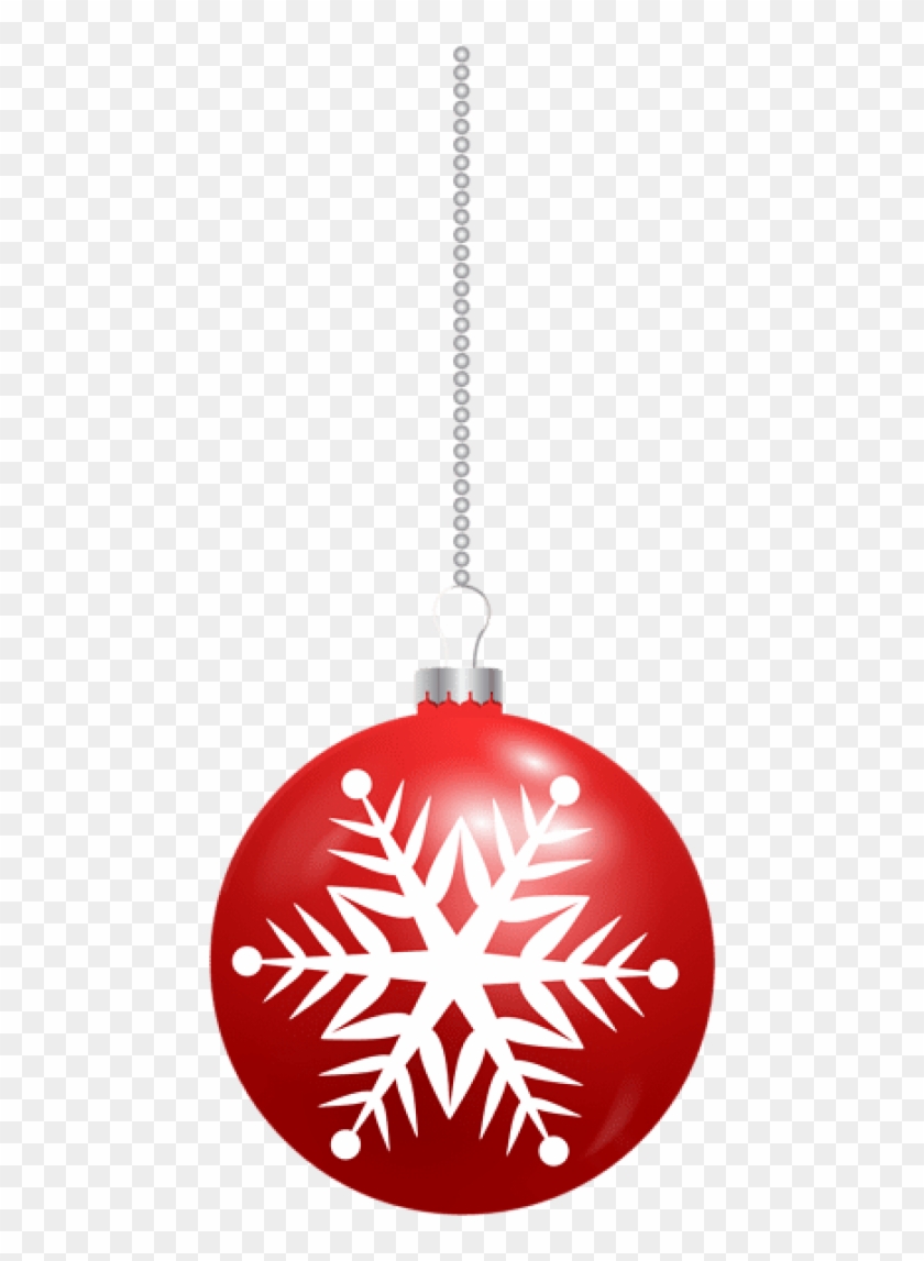 Christmas Ball With Snowflake Png - Silver Christmas Snowflake Png Clipart #965130