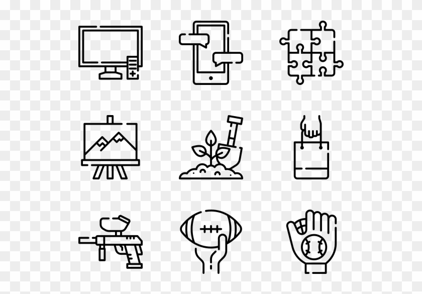 Free Time - Pirate Icons Clipart