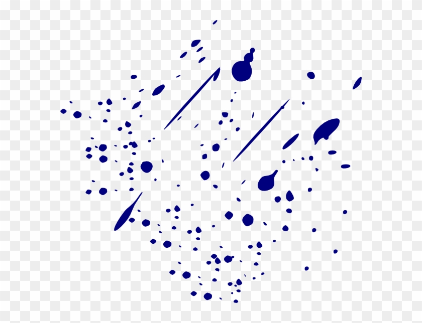 Blue Paint Splatter Png Clipart