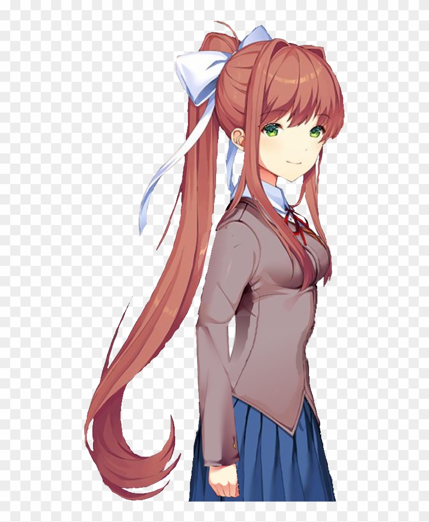 Oc Edited Mediamonika, But It's A Side - Ddlc 1 Million Downloads Clipart #965412