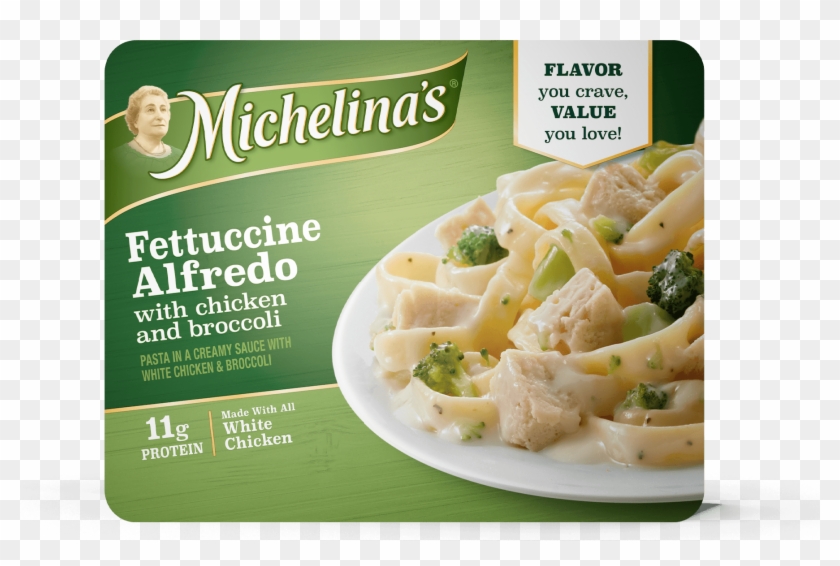 Michelinas Fettucine Alfredo With Chicken And Broccoli - Fettuccine Alfredo Clipart #966112