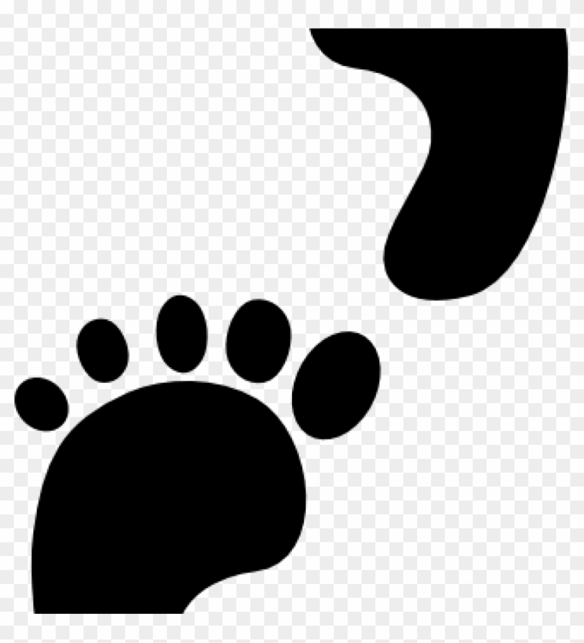 Free Clip Art Footprints Cartoon Footprints Clipart - Footprint Png Transparent Png #966248