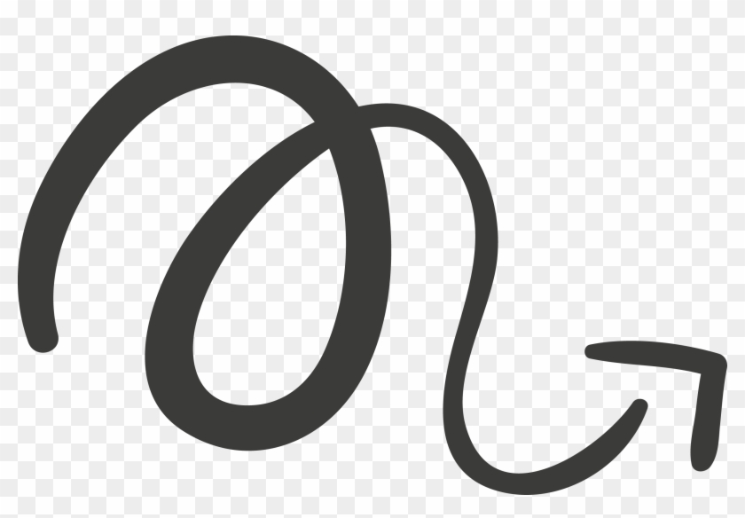 Freeuse Arrow Curve Euclidean Curved Diagram Transprent - Flecha Con Curvas Png Clipart