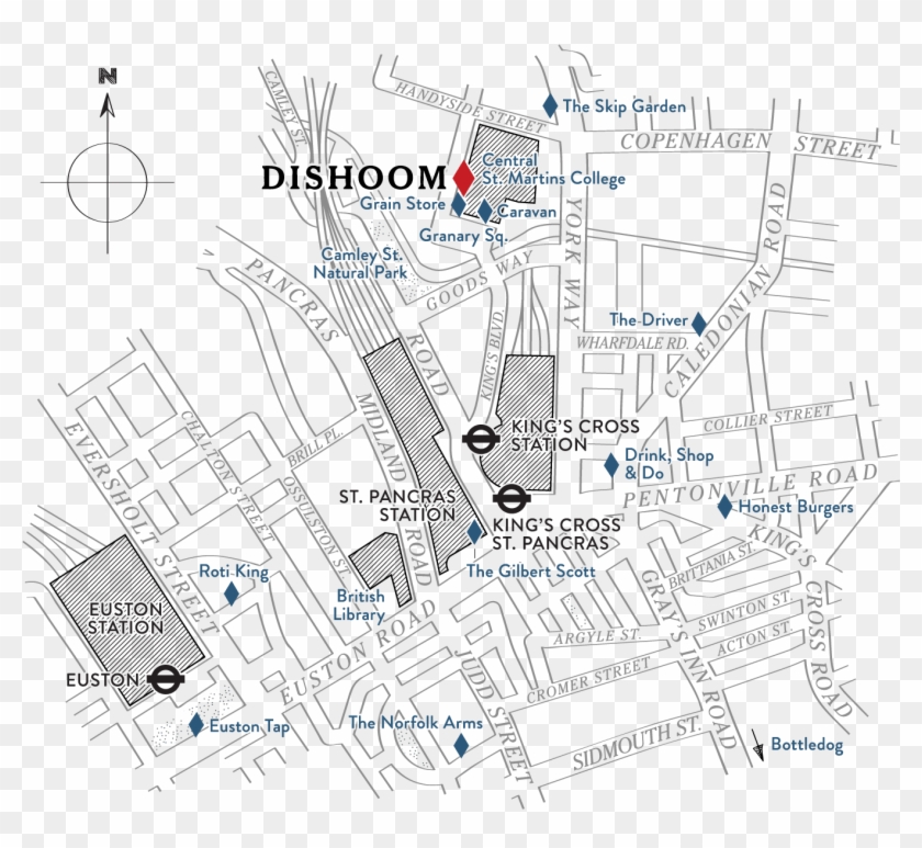 King's Cross - Kings Cross Fire Map Clipart #966594