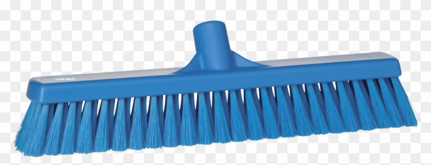 Vikan Soft/visbl Broom Head, 420mm Blue - Broom Clipart