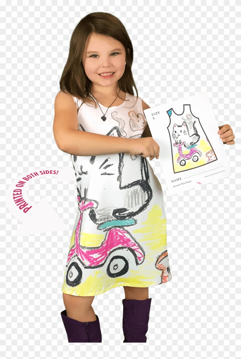 Picture This Dress - Clothing Dresses Clipart