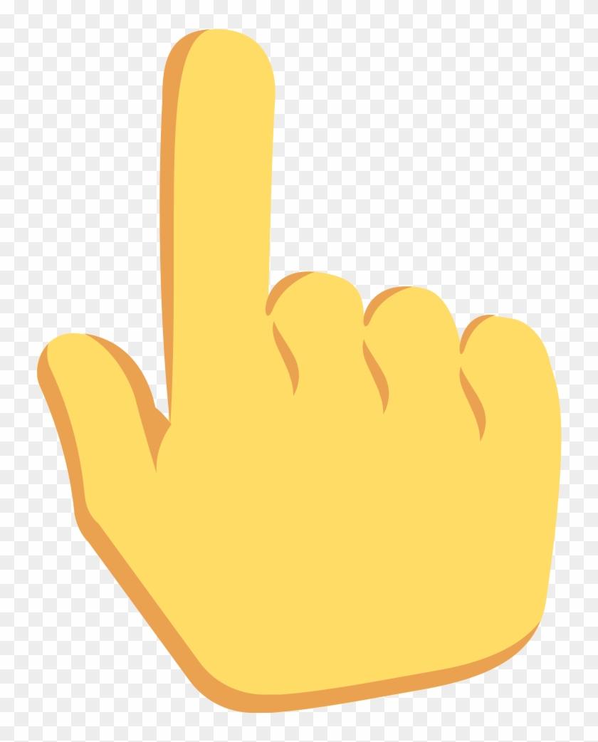 File - Emojione 1f446 - Svg - Sign Clipart