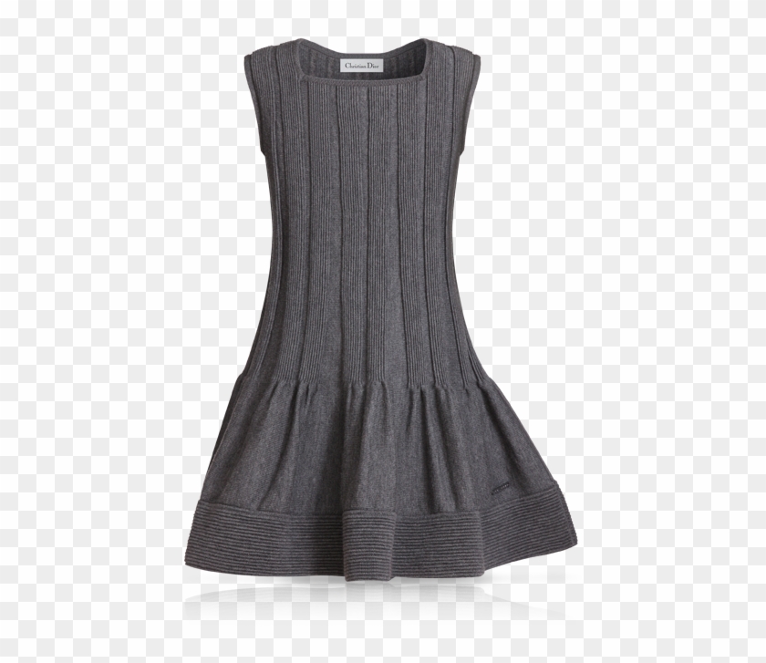 Dior Grey Tricot Knit Dress, Kids Fashion - Little Black Dress Clipart #967563
