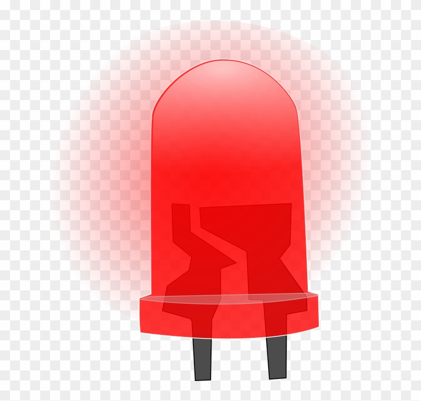 Flashlight Clipart Red - Light-emitting Diode - Png Download #967897